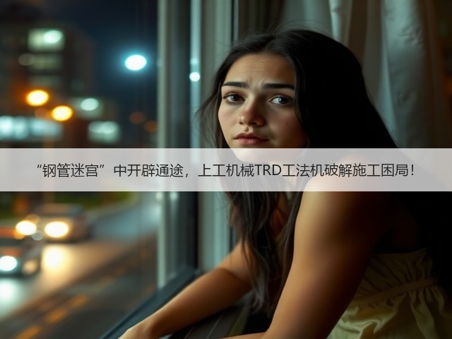 “钢管迷宫”中开辟通途，上工机械TRD工法机破解施工困局！