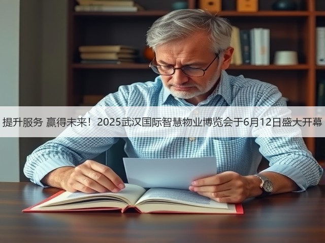 提升服务 赢得未来！2025武汉国际智慧物业博览会于6月12日盛大开幕