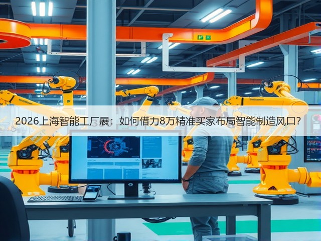 2026上海智能工厂展：如何借力8万精准买家布局智能制造风口？