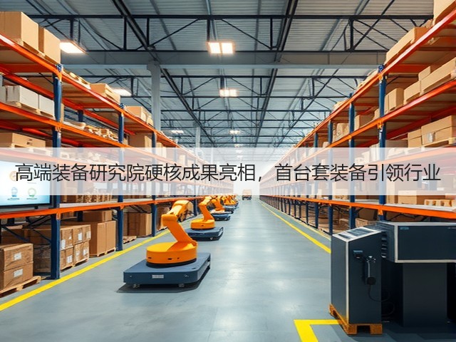 高端装备研究院硬核成果亮相,首台套装备引领行业 高端装备研究院硬核成果亮相,首台套装备引领行业