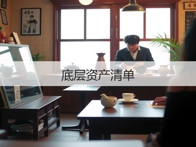 底层资产清单