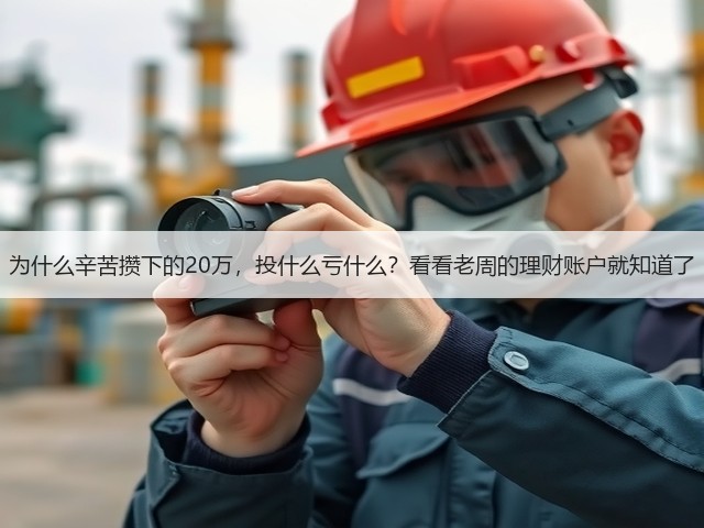 为什么辛苦攒下的20万,投什么亏什么?看看老周的理财账户就知道了 为什么辛苦攒下的20万,投什么亏什么?看看老周的理财账户就知道了